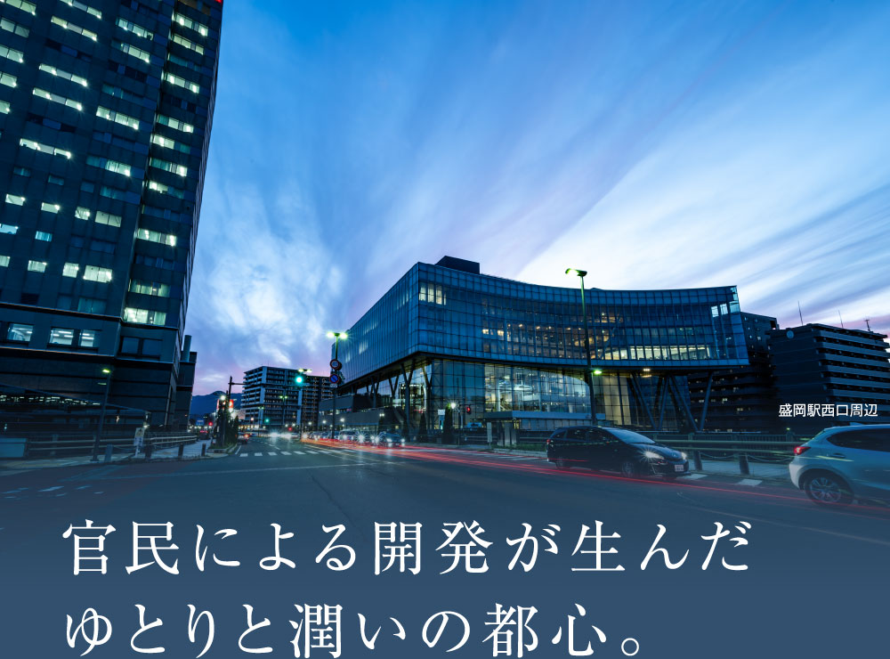 官民による開発が生んだゆとりと潤いの都心。