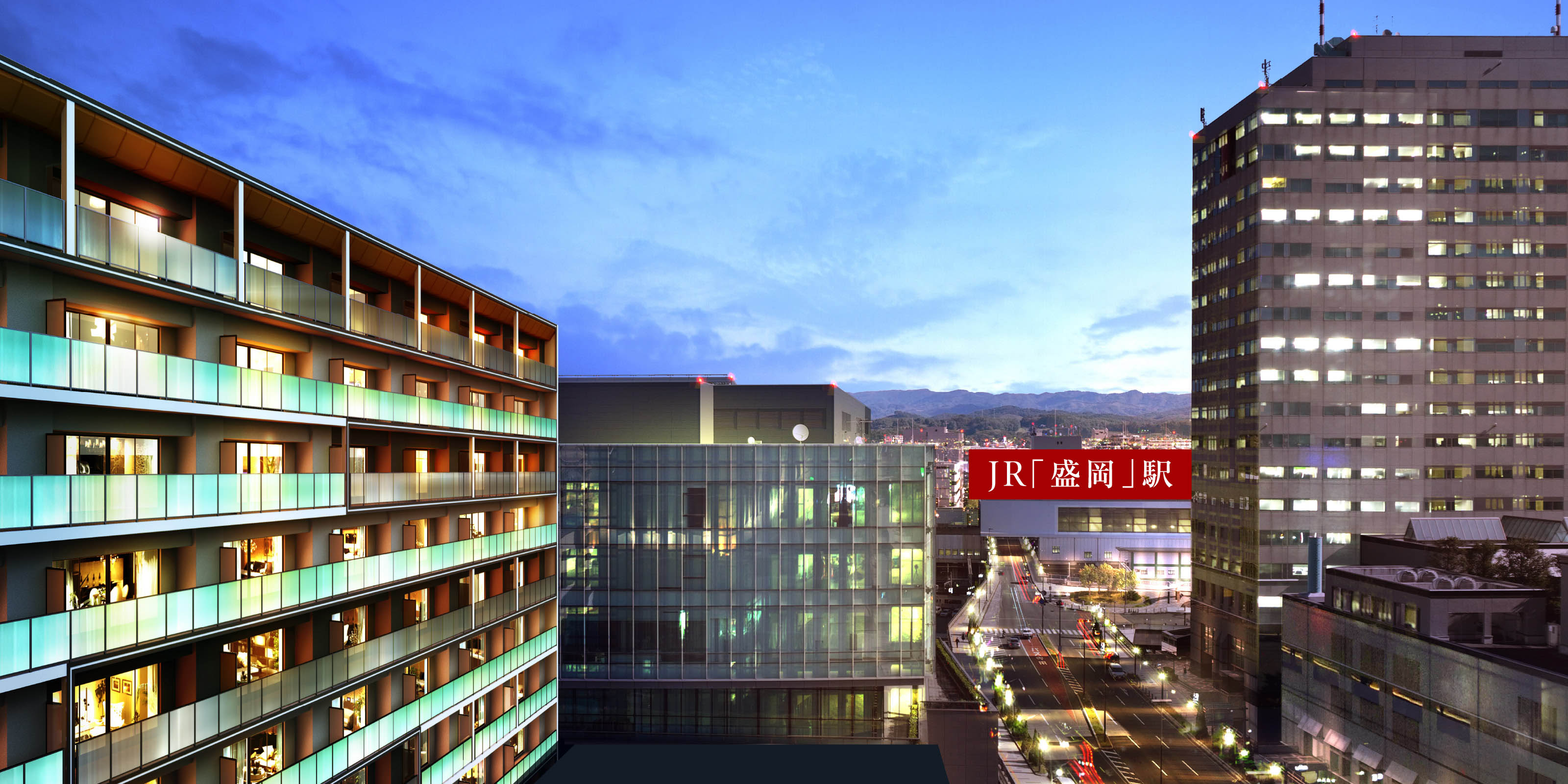 盛岡の中心に住まう。